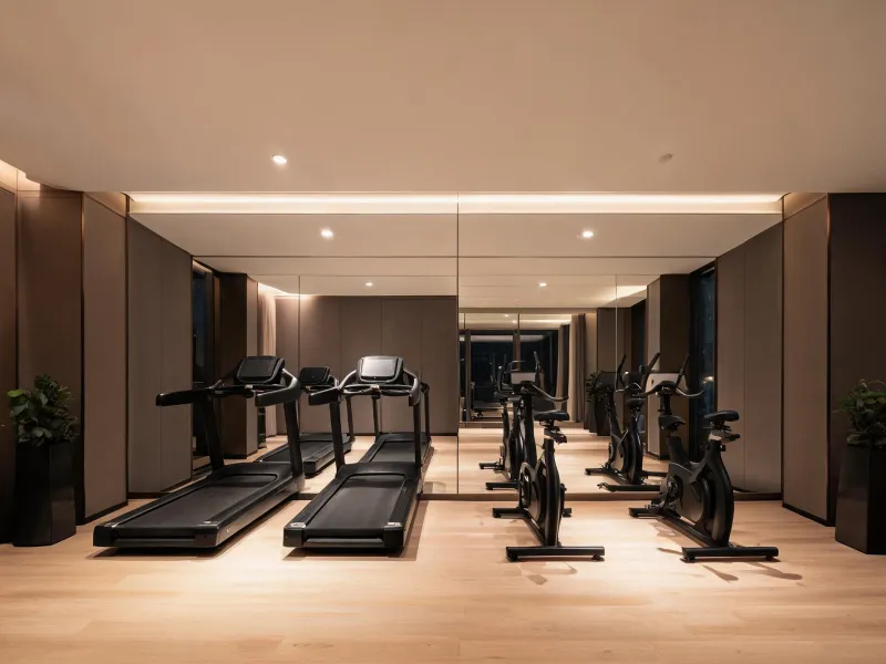 Hotel fitness room